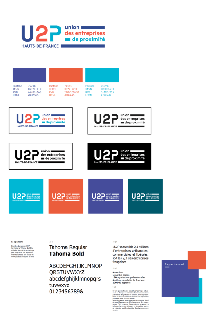 Charte graphique U2P des Hauts-de-France