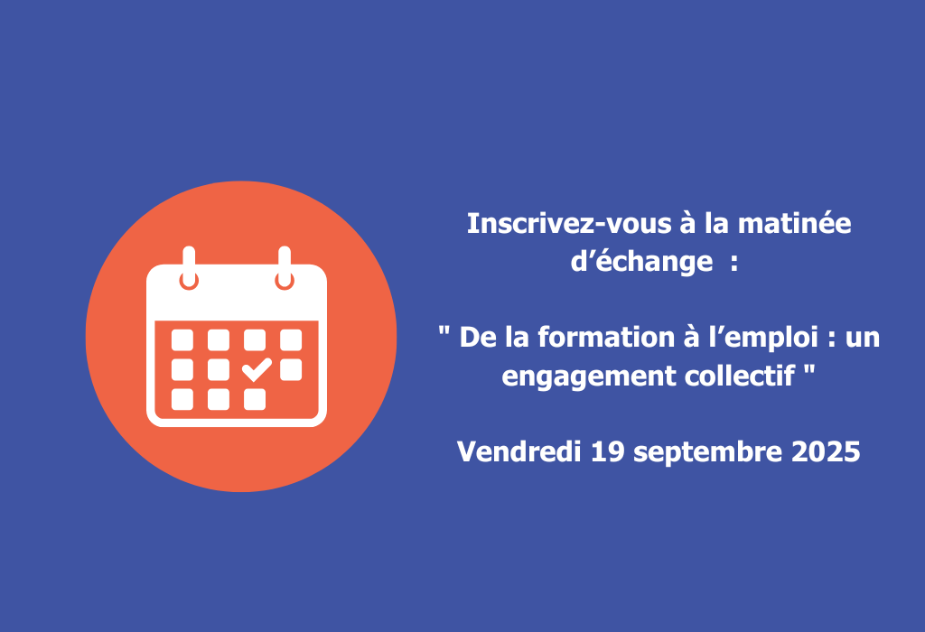 La Région Hauts-de-France organise une matinée d’échange sur le thème « De la formation à l’emploi : un engagement collectif » le vendredi 19 septembre 2025