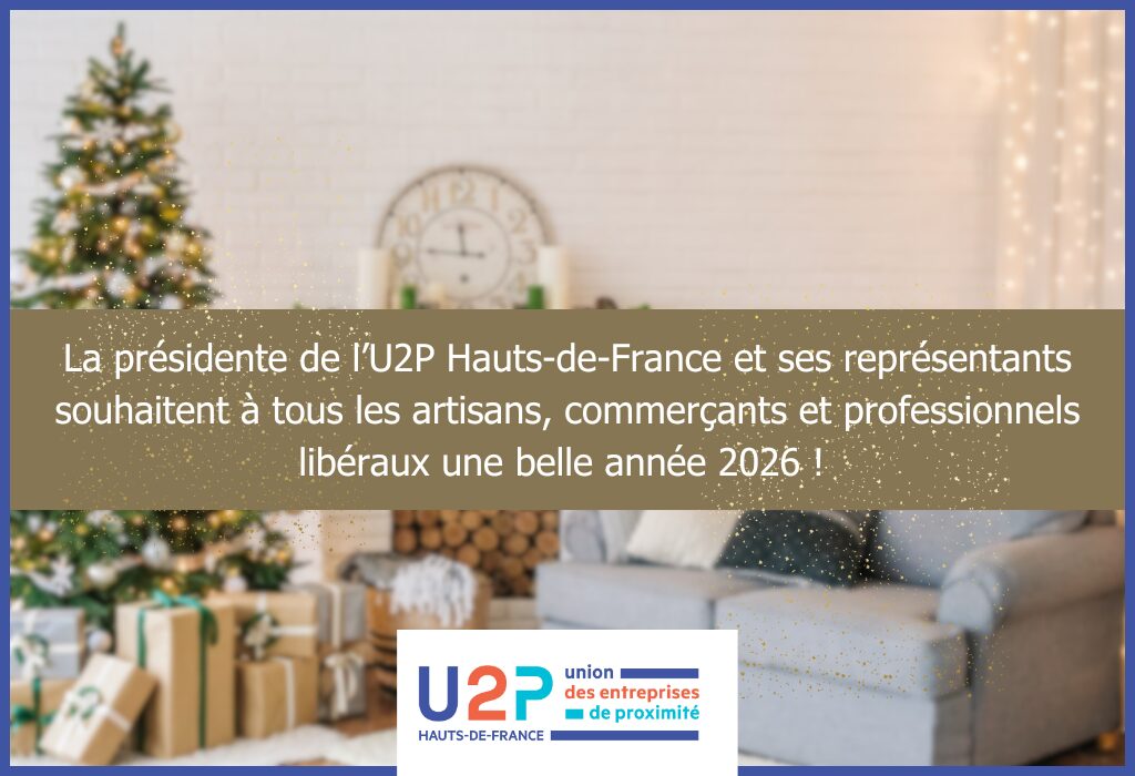 🎉 L&rsquo;U2P des Hauts-de-France vous souhaite une excellente année 2026 ! Notre Présidente, Marie-Andrée Roulleau, a un petit mot pour vous