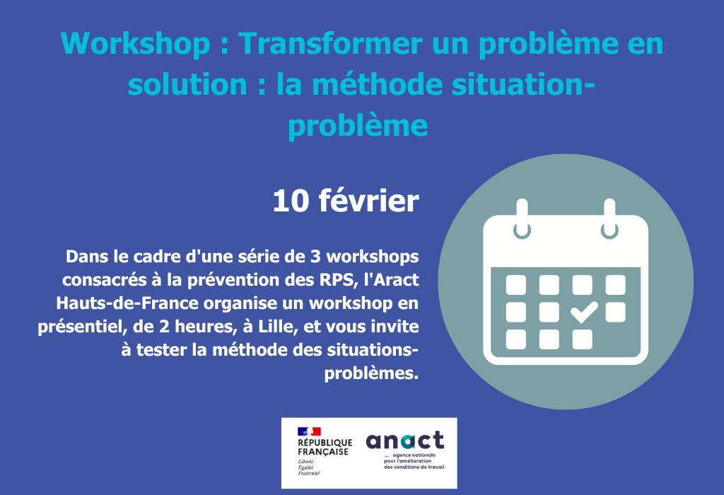 Workshop : Transformer un problème en solution : la méthode situation-problème – Lille