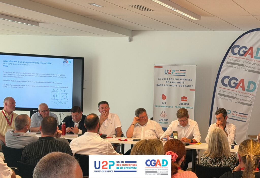 📍 Aujourd’hui, l’U2P Hauts-de-France était présente à l’Assemblée générale constitutive de la CGAD Hauts-de-France