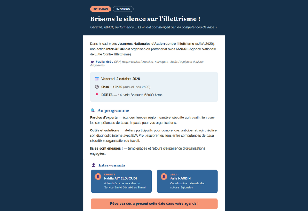 📢 Brisons le silence sur l’illettrisme !