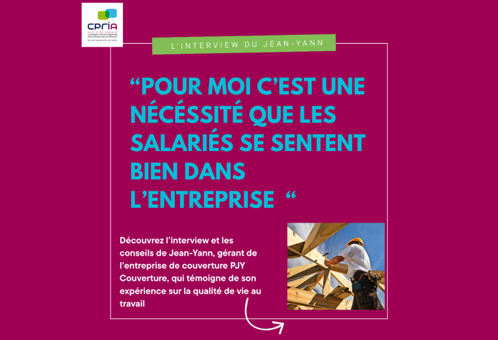 CPRIA – 💬 Et si la qualité de vie au travail commençait par de petits gestes du quotidien ?
