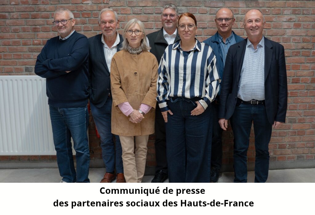 Communiqué de presse des partenaires sociaux des Hauts-de-France 📢