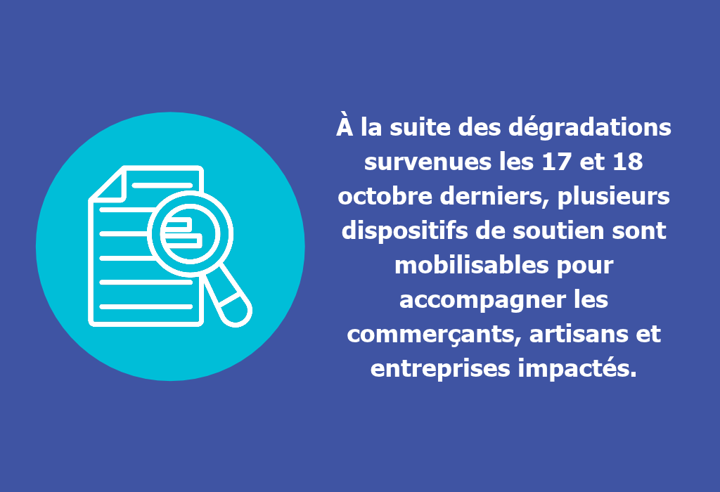 Violences urbaines et dégradations des 17 et 18 octobre 2026 : des mesures de soutien pour les commerçants et artisans